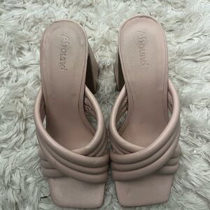 Abound Blush Pink Heeled Sandals